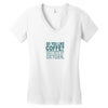 i like coffee Women's V-Neck T-Shirt