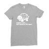 always late worth wait funny turtle tee Ladies Fitted T-Shirt