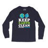 keep earth clean it's not uranus kawaii planets Long Sleeve Shirts