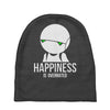 happiness is overated Baby Beanies