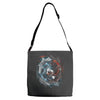 game of dragons Adjustable Strap Totes