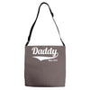 daddy since 2013 Adjustable Strap Totes