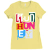 new mudhoney logo Ladies Fitted T-Shirt