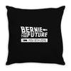 bernie for the future Throw Pillow