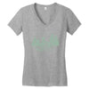Camping Green Women's V-Neck T-Shirt