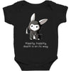 grim bunny Baby Bodysuit