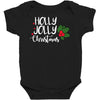 holly jolly christmas Baby Bodysuit