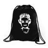 queen bee elizabeth 3d glasses Drawstring Bags