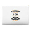 Super Cool Son Of A Freaking Awesome Mom Accessory Pouches