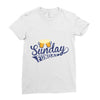 Sunday Funday Ladies Fitted T-Shirt