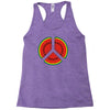 watermelon peace sign Racerback Tank