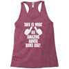 this is what an amazing auntie looks like Racerback Tank
