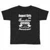 August Girls Are Sunshine Mixed With A Little Hurricane Toddler T-shirt