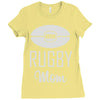 rugby mom Ladies Fitted T-Shirt