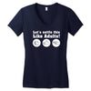 rock paper scissors Women's V-Neck T-Shirt