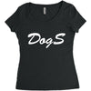dogs Women's Triblend Scoop T-shirt