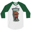 delicious aqua teens 3/4 Sleeve Shirt