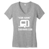 caravan club funny gift Women's V-Neck T-Shirt