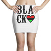 black love Mini Skirts