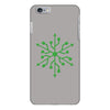 snowflake geek usb green iPhone 6/6s Plus Case