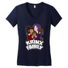 krinx family Women's V-Neck T-Shirt