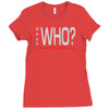 says who wisemenknownothing Ladies Fitted T-Shirt