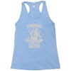 training to go super saiyan Racerback Tank