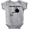i wet my plants Baby Bodysuit