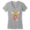 black meowgic Women's V-Neck T-Shirt