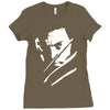 wolverine x men avengers marvel comics gift Ladies Fitted T-Shirt