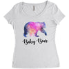 Baby Bear Women's Triblend Scoop T-shirt