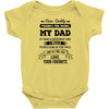 Dear Daddy, Love, Your Favorite Baby Onesie