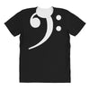 bass clef hat All Over Women's T-shirt