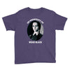 on wednesdays we wear black Youth Tee