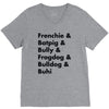 frenchies united V-Neck Tee