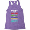 daddy you are my favorite superhero Racerback Tank