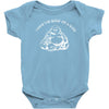 i have the body of a god funny buddha budda banter fat food Baby Bodysuit