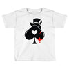 poker hat ace of spades Toddler T-shirt