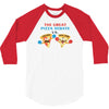 pizza debate 3/4 Sleeve Shirt