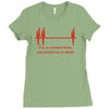 for a moment there you bored me to death Ladies Fitted T-Shirt