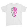 two coloured skull Youth Tee