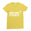mom 3 Ladies Fitted T-Shirt