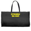 ozymandias was right Weekender Totes