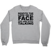 rude slogan Crewneck Sweatshirt