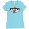 tasty boys Ladies Fitted T-Shirt