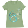shark attack!!! Ladies Fitted T-Shirt
