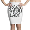 crazy rabbit lady Pencil Skirts