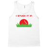 disc golf dirty sex joke pun ground penetration Tank Top