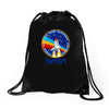 nasa space shuttle Drawstring Bags