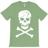 skull and crossbones pirate neon T-Shirt